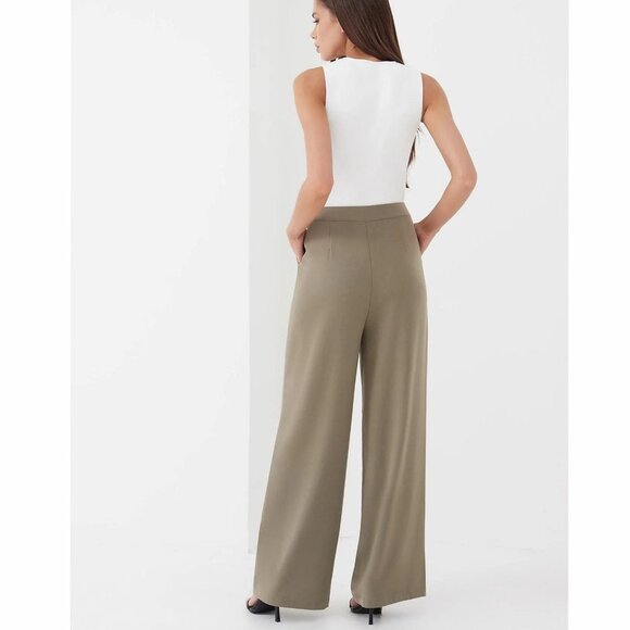 4th + Reckless Nile Button Detail Wide Leg Trouser - Picture 5 of 7